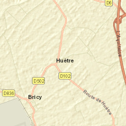 Bricy Street Map