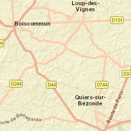 Quiers-sur-Bézonde Street Map