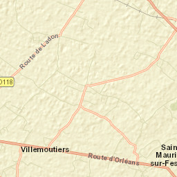 Saint-Maurice-sur-Fessard Street Map