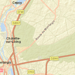 Châlette-sur-Loing Street Map