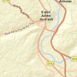 Saint-Julien-du-Sault Street Map