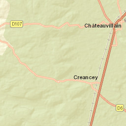 Châteauvillain Street Map