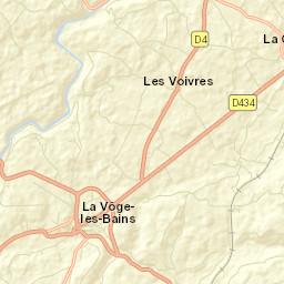 Bains-les-Bains Street Map