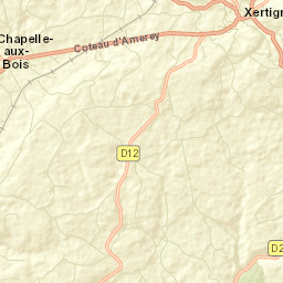 Xertigny Street Map