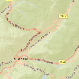 La Bresse Street Map