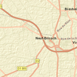 Neuf-Brisach Street Map