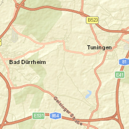 Tuningen Street Map