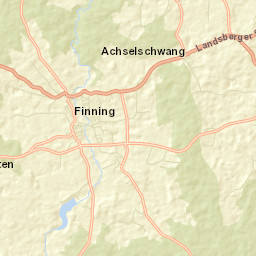 Upper Bavaria Street Map