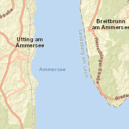Utting am Ammersee Street Map