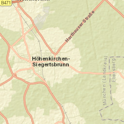 Höhenkirchen-Siegertsbrunn Street Map