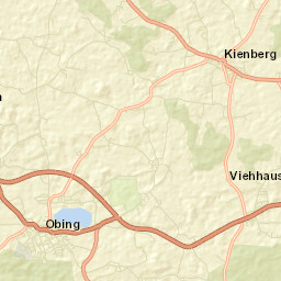 Obing Street Map