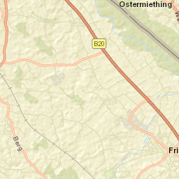 Fridolfing Street Map
