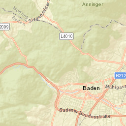 Baden Street Map