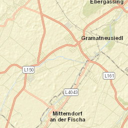 Moosbrunn Street Map