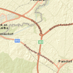 Parndorf Street Map