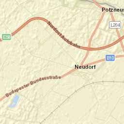 Potzneusiedl Street Map