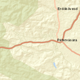 Pétervásárai Járás Street Map
