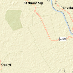 Ópályi Street Map