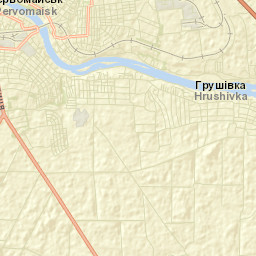 Pervomays’k Street Map