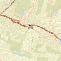 Chystyakove Street Map