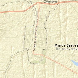 Zverevo Street Map
