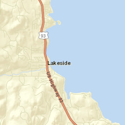 Lakeside Street Map