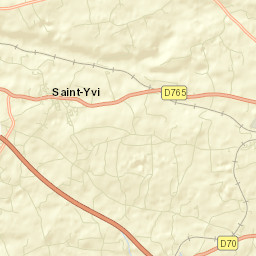 Saint-Yvi Street Map