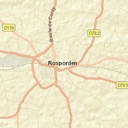 Rosporden Street Map
