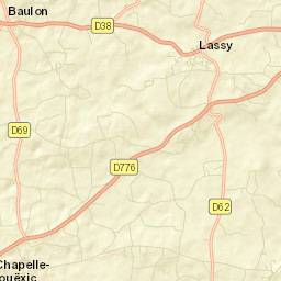 Baulon Street Map