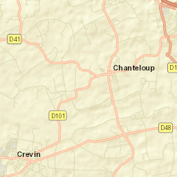 Crevin Street Map