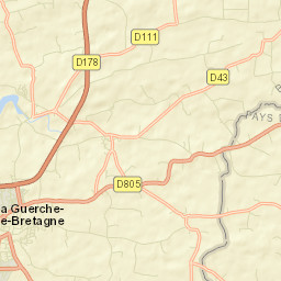 La Guerche-de-Bretagne Street Map