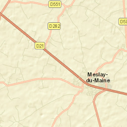 Meslay-du-Maine Street Map
