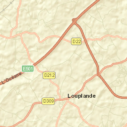 Étival-lès-le-Mans Street Map