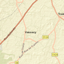Vennecy Street Map