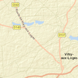 Vitry-aux-Loges Street Map