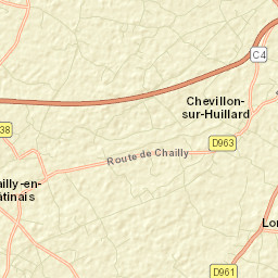 Chevillon-sur-Huillard Street Map