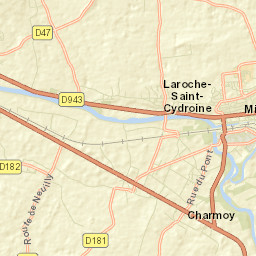 Laroche-Saint-Cydroine Street Map