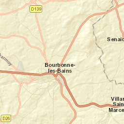 Bourbonne-les-Bains Street Map