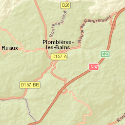 Plombières-les-Bains Street Map