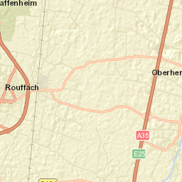 Rouffach Street Map