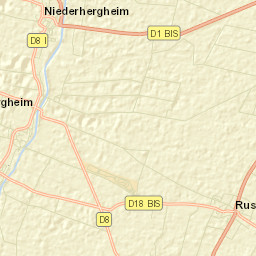 Oberhergheim Street Map