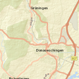 Donaueschingen Street Map