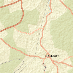 Sauldorf Street Map