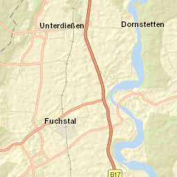 Unterdießen Street Map