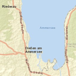 Dießen am Ammersee Street Map