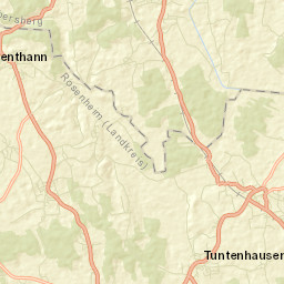 Tuntenhausen Street Map