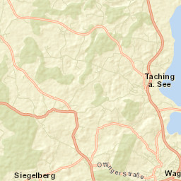 Waging am See Street Map