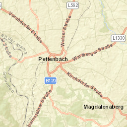 Pettenbach Street Map