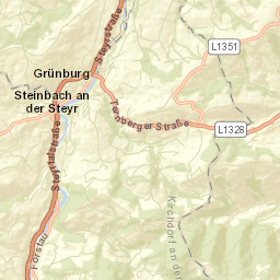 Grünburg Street Map