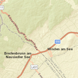 Breitenbrunn Street Map